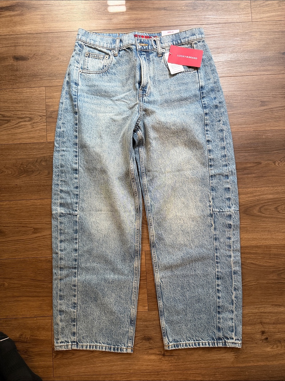 Lucky Brand Women’s Washed Blue Relaxed Jeans
